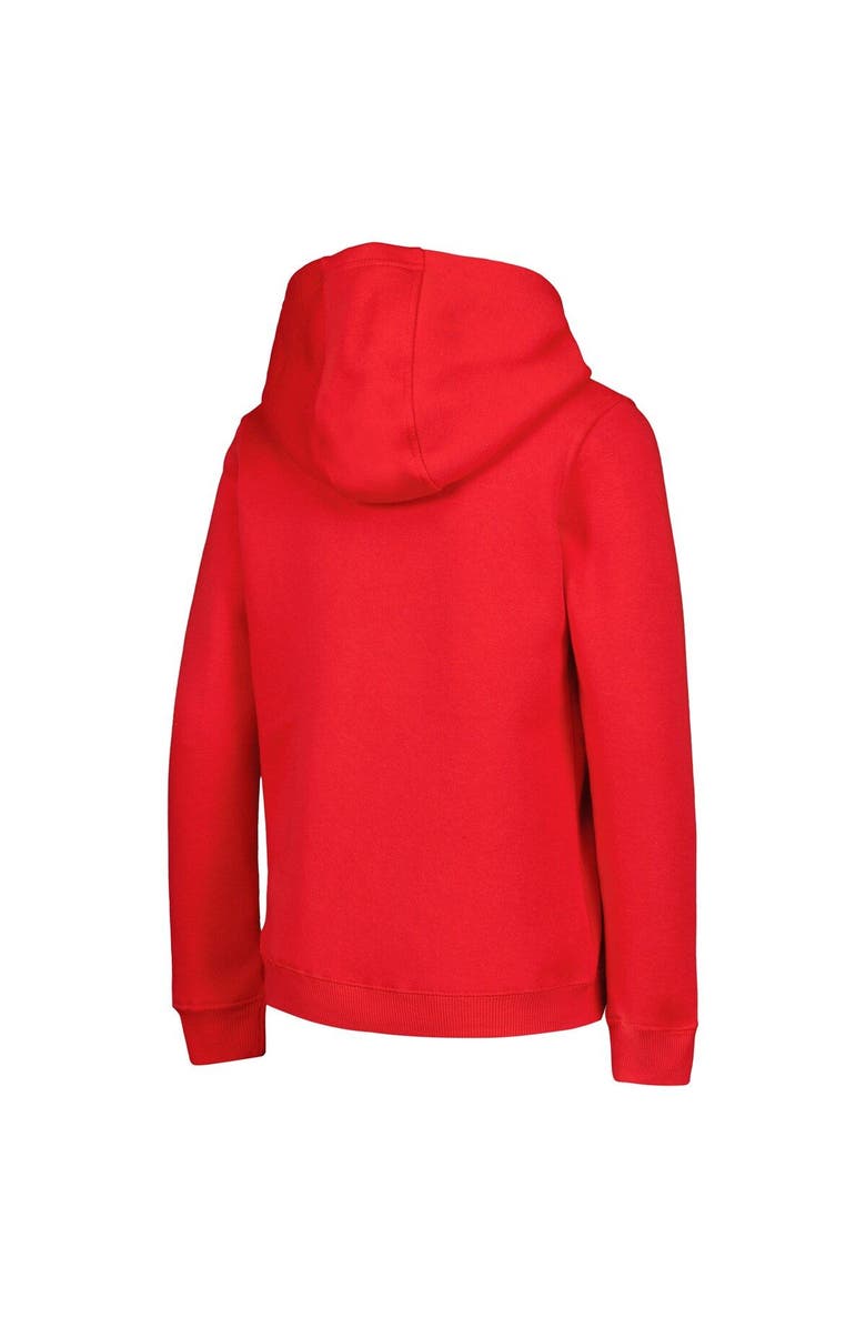 Outerstuff Youth Red Los Angeles Angels Team Primary Logo Pullover Hoodie, Alternate, color, Red