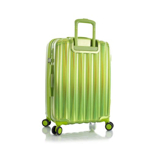 Heys America Astro Iridescent 26" Medium Check In Spinner Luggage In Green