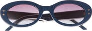 DIOR 'DiorPacific B4I 51mm Oval Sunglasses