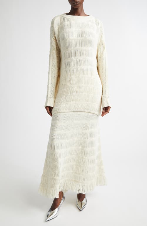 Diotima Giorno Extrafine Merino Wool Blend Sweater In Neutral