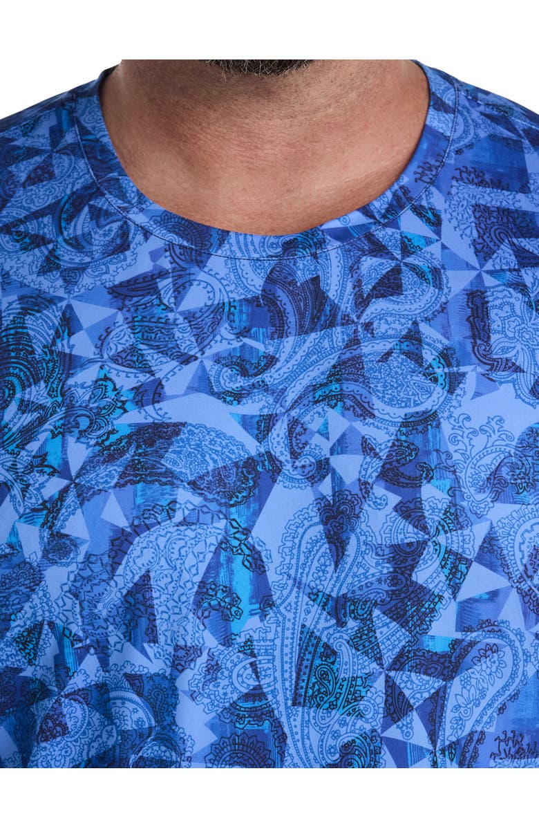 Robert Graham Big & Tall Daxton Performance T-Shirt, Alternate, color, 