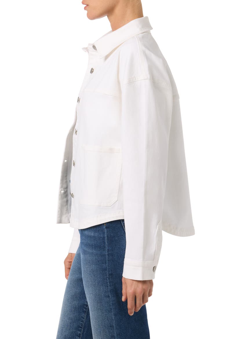 Oversize Denim Jacket, Alternate, color, WHITE
