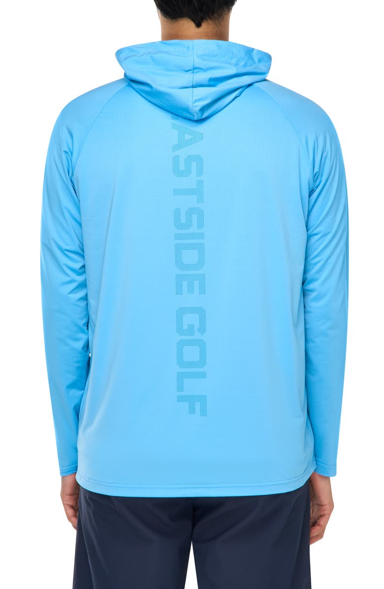 Eastside Golf Half Zip Golf Hoodie, Alternate, color, Tranquil Blue