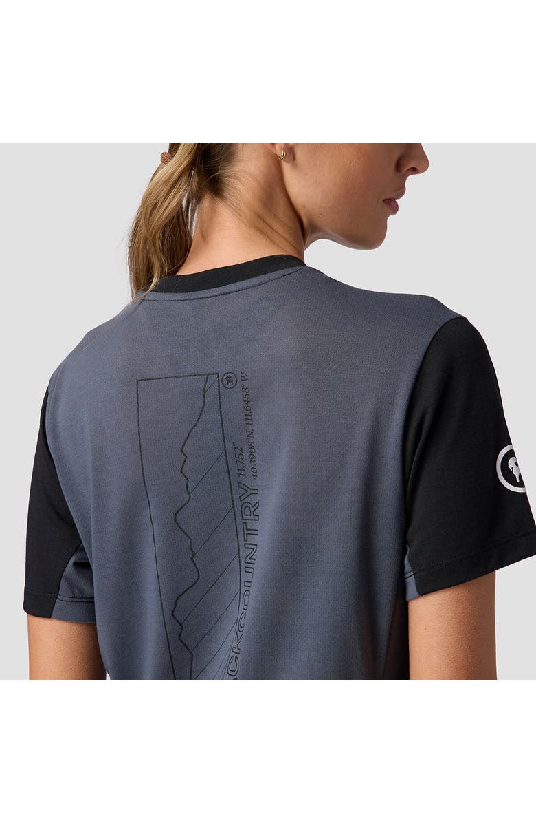 Backcountry Slickrock Drirelease Tech T-Shirt - Women's, Alternate, color, Black/Turbulence