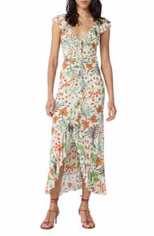 Sonia Metallic Floral Dress