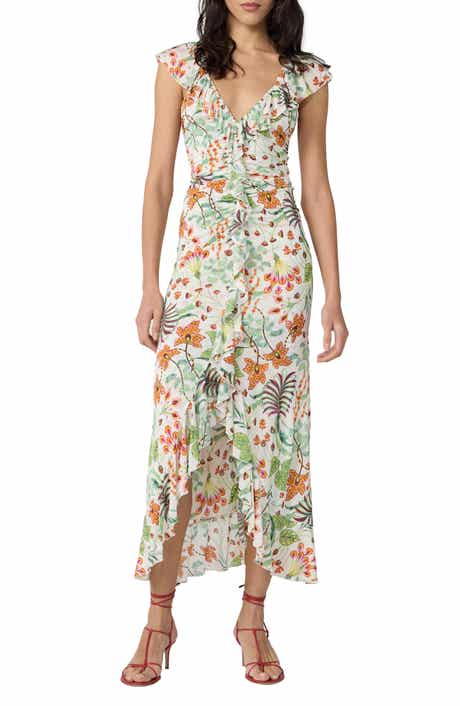 Sonia Metallic Floral Dress