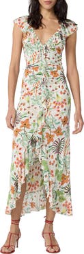 Diane von Furstenberg Sonia Metallic Floral Dress