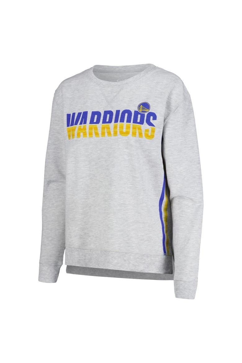 Women's Concepts Sport Gray Golden State Warriors Cedar Long Sleeve T-Shirt & Shorts Sleep Set, Alternate, color, Gray