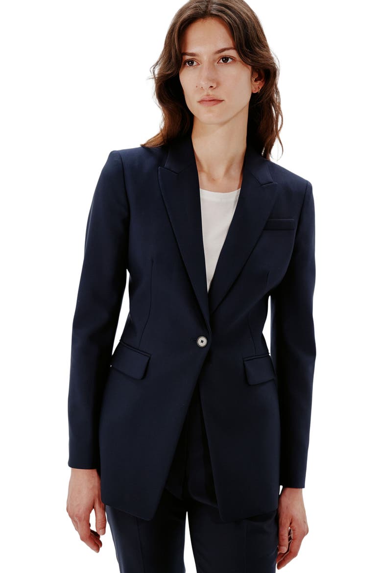 Single Button Jacket, Alternate, color, NAVY