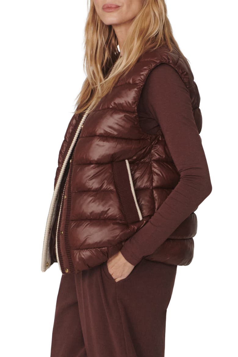 Colwyn Puffer Vest, Alternate, color, BROWN STONE