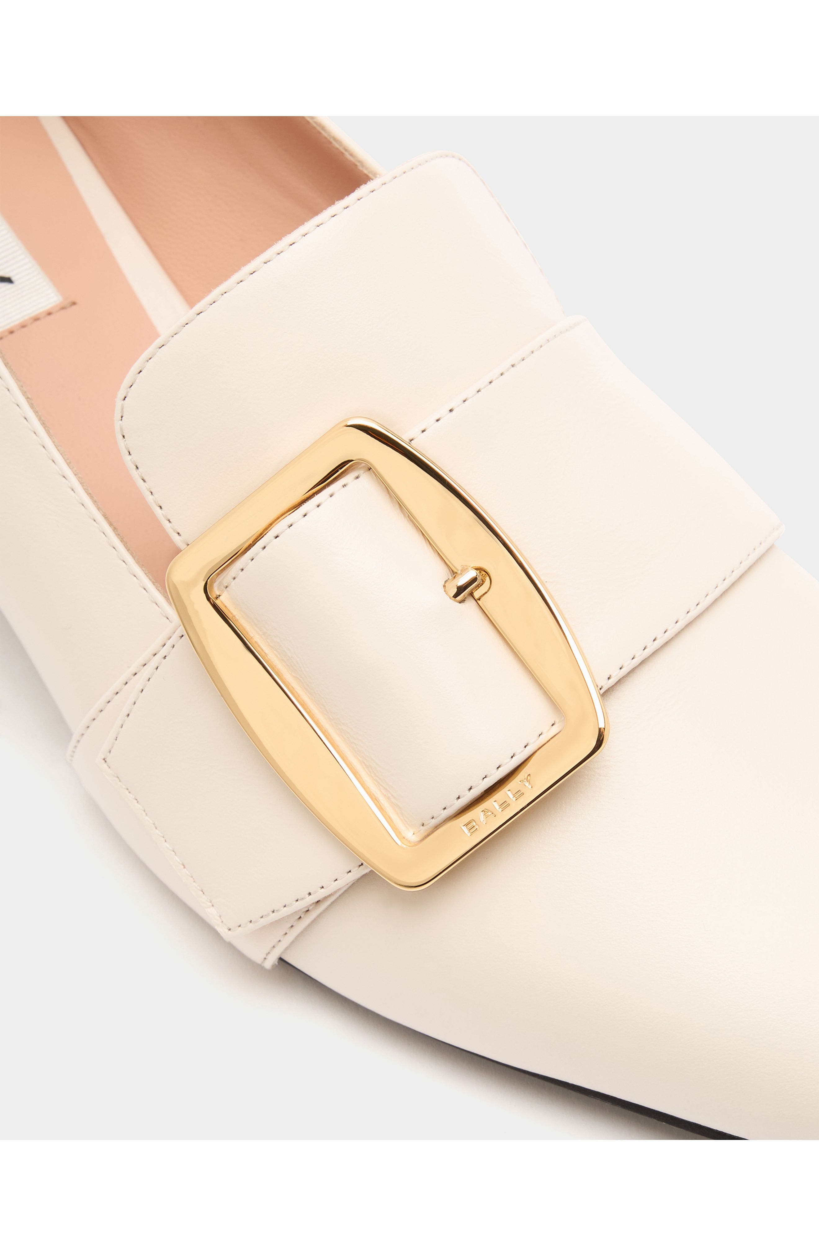 Bally Boucle Pump, Alternate, color, White