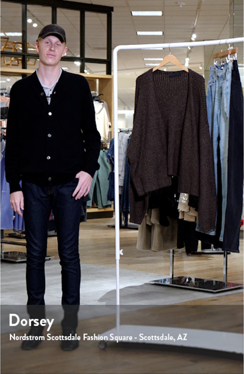 Heavyweight Waffle Cardigan, sales video thumbnail