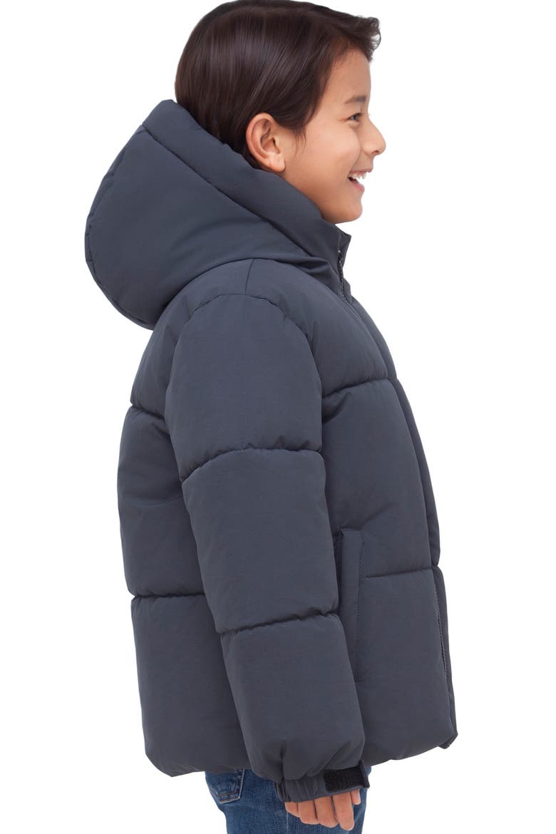 Kids' Explorer Fleece-Lined Hooded Jacket, Alternate, color, Grey