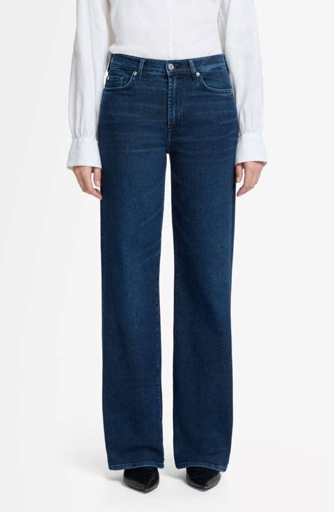 Alexa High Waist Straight Leg Jeans (Paradise Cove)