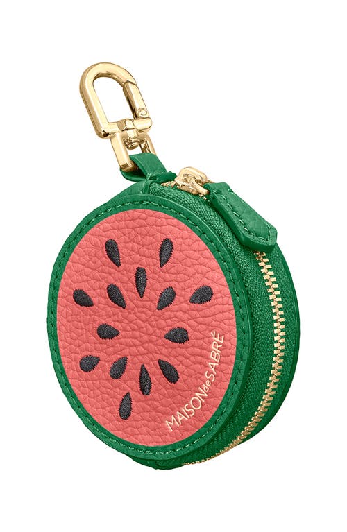 Maison De Sabre The Sabremoji Fruit Coin Purse In Green