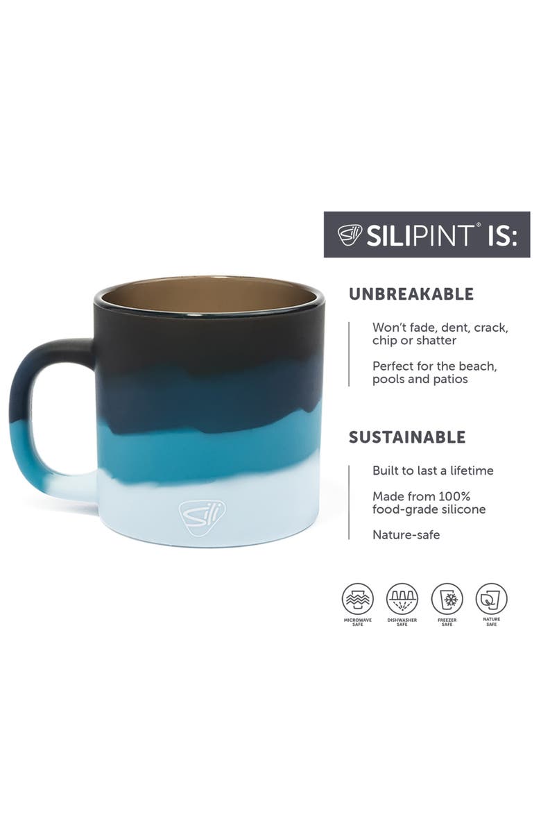 Silipint 2 Pack 16oz Silicone Coffee Mug, Alternate, color, 
