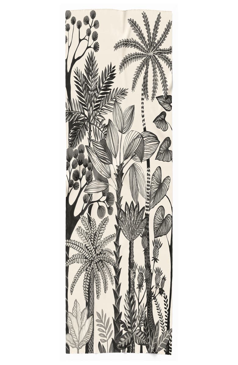 Elizabetta Palma - Modal Cotton Silk Scarf/Shawl, Alternate, color, Black