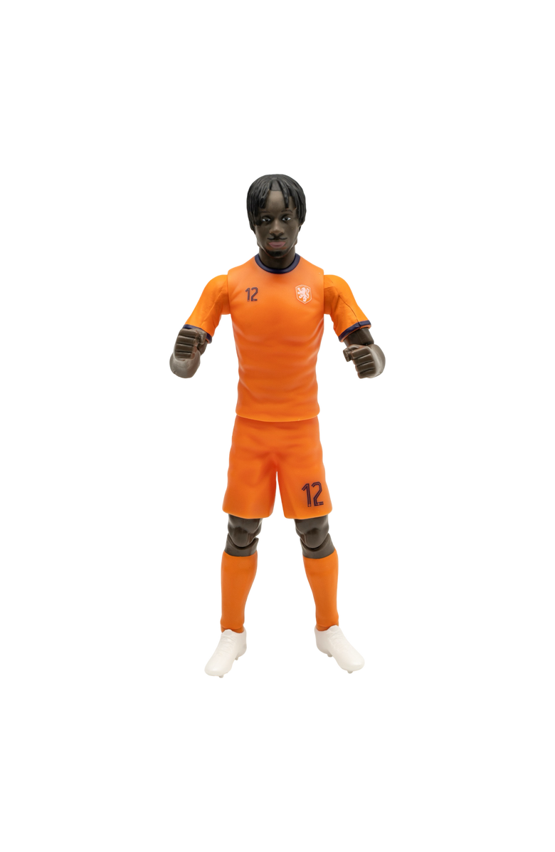 Banbo Toys Sockers Netherlands National Jeremie Frimpong 8" Soccer Action Figure, Alternate, color, Orange