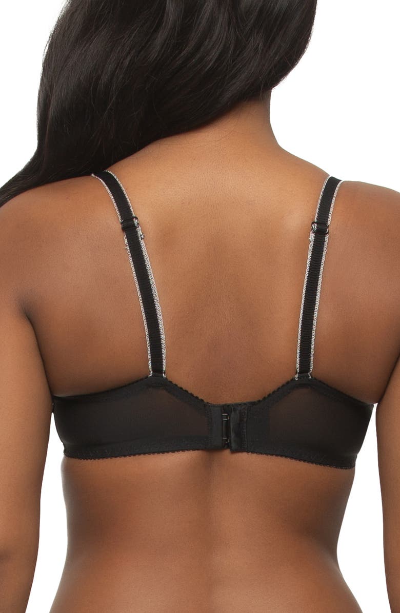 Felina Lola Underwire Bra, Alternate, color, Black/ Cloud Dancer
