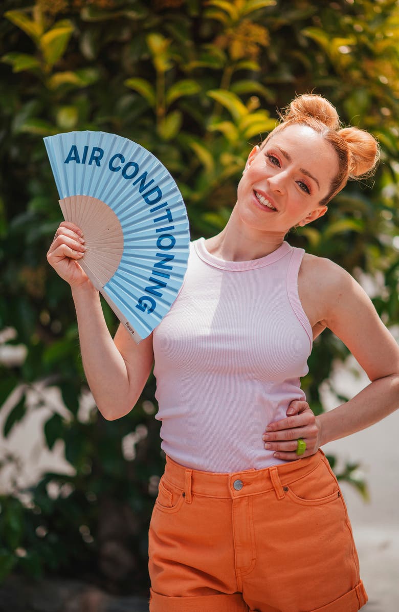 Fisura Air Conditioning Foldable Hand Fan, Alternate, color, 