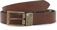 Barbour Tartan Leather Belt