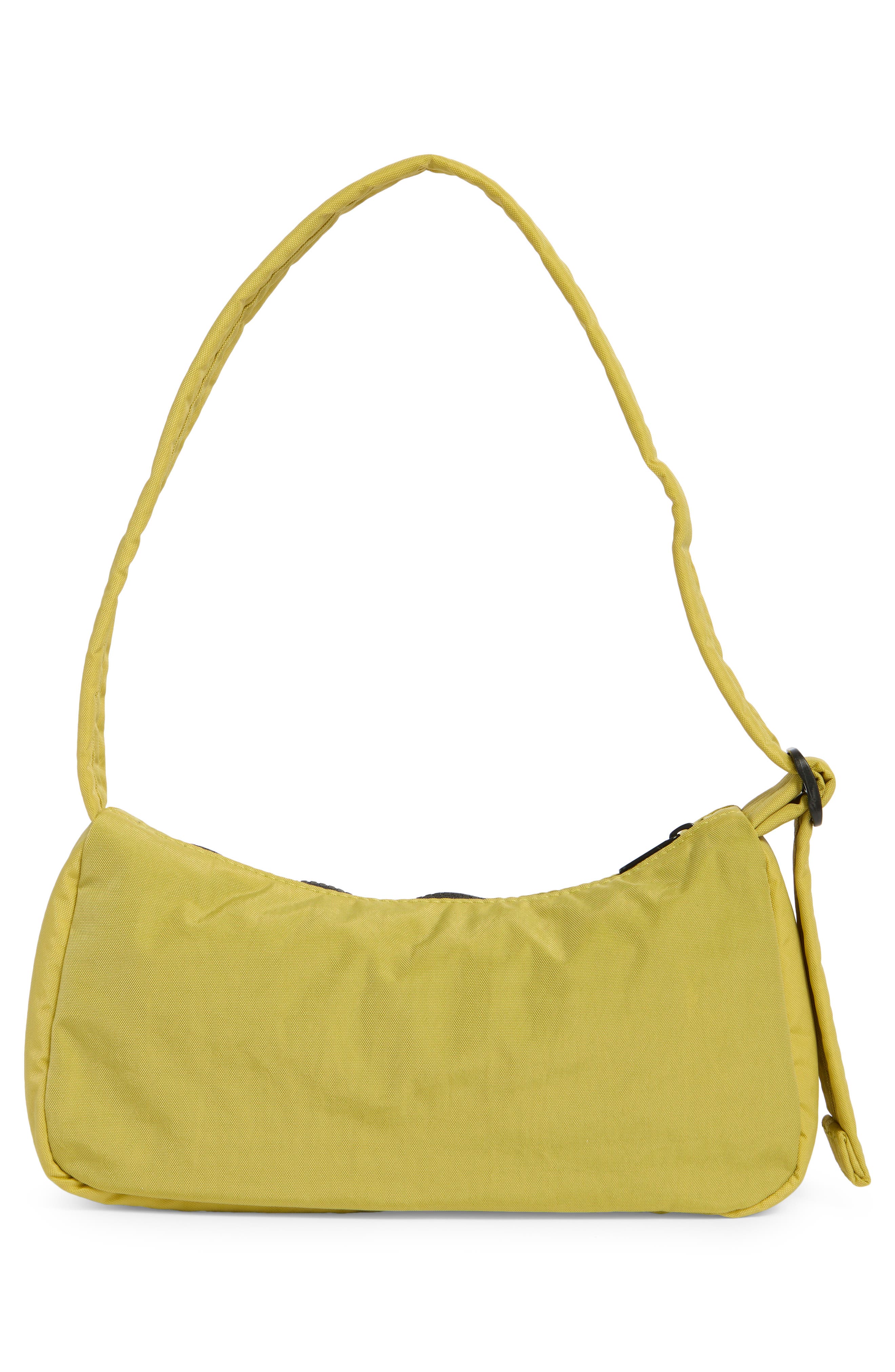 Baggu Recycled Nylon Cargo Shoulder Bag, Alternate, color, Lemongrass