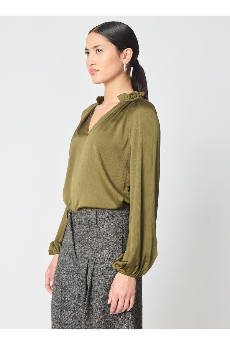 Vera Blouse, Alternate, color, Forest green