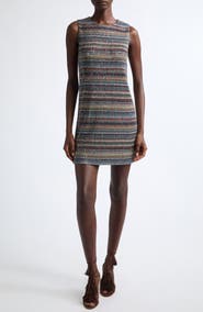 Missoni Sequin Metallic Jacquard Stripe Minidress