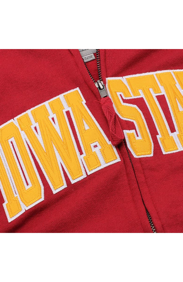 COLOSSEUM Women's Stadium Athletic Cardinal Iowa State Cyclones Arched Name Full-Zip Hoodie, Alternate, color, Cardinal