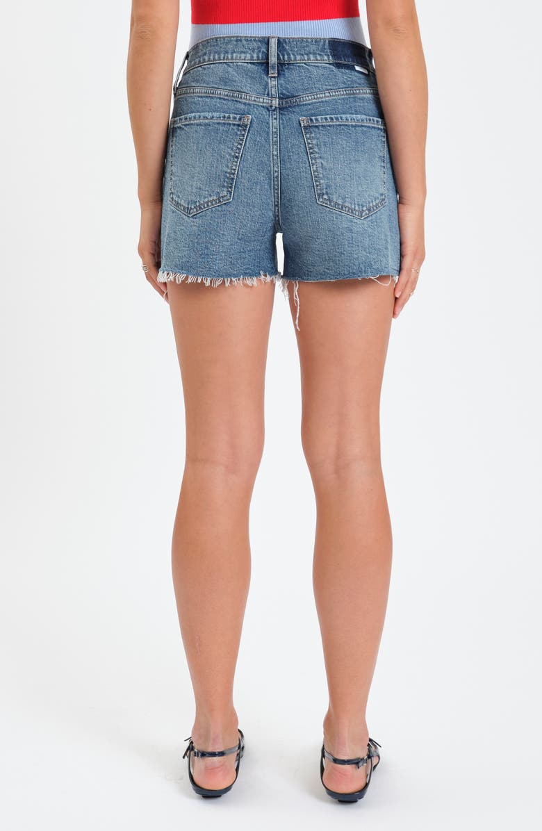 DAZE Troublemaker High Waist Cutoff Denim Shorts, Alternate, color, Heart Beat Vintage