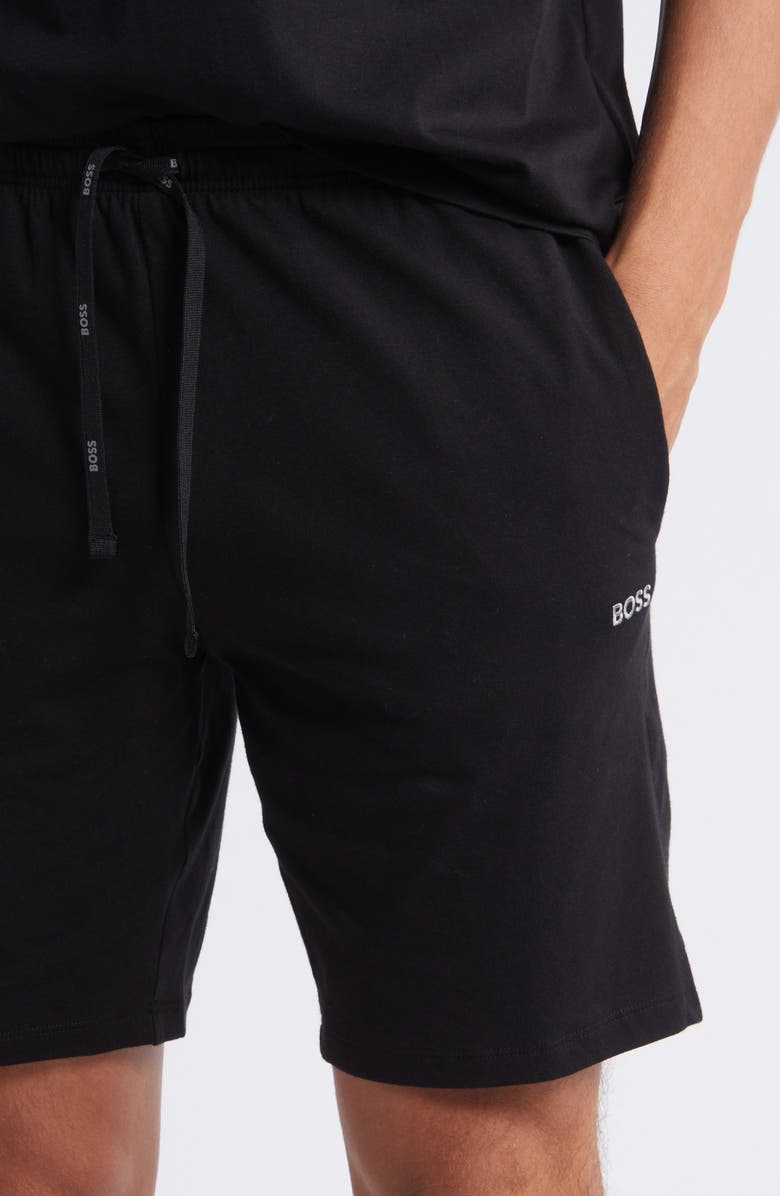 BOSS Mix Match Pajama Shorts, Alternate, color, Black