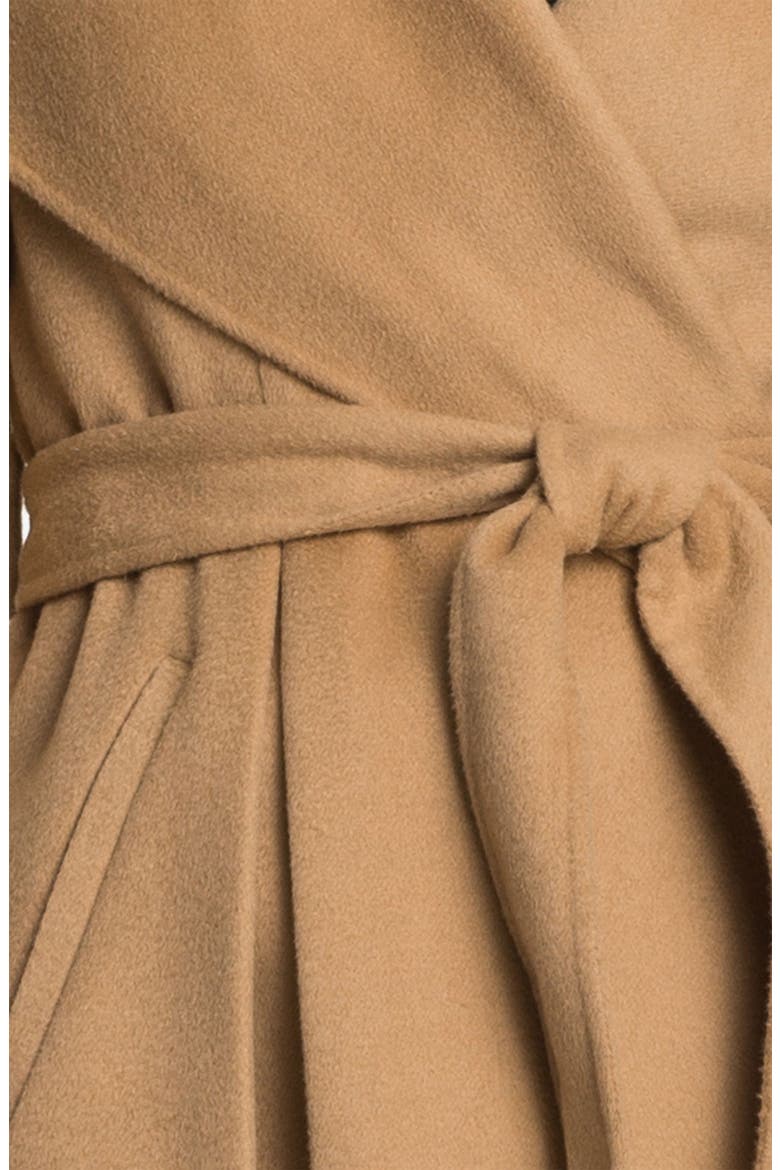 Wool & Cashmere Wrap Coat, Main, color, CAMEL