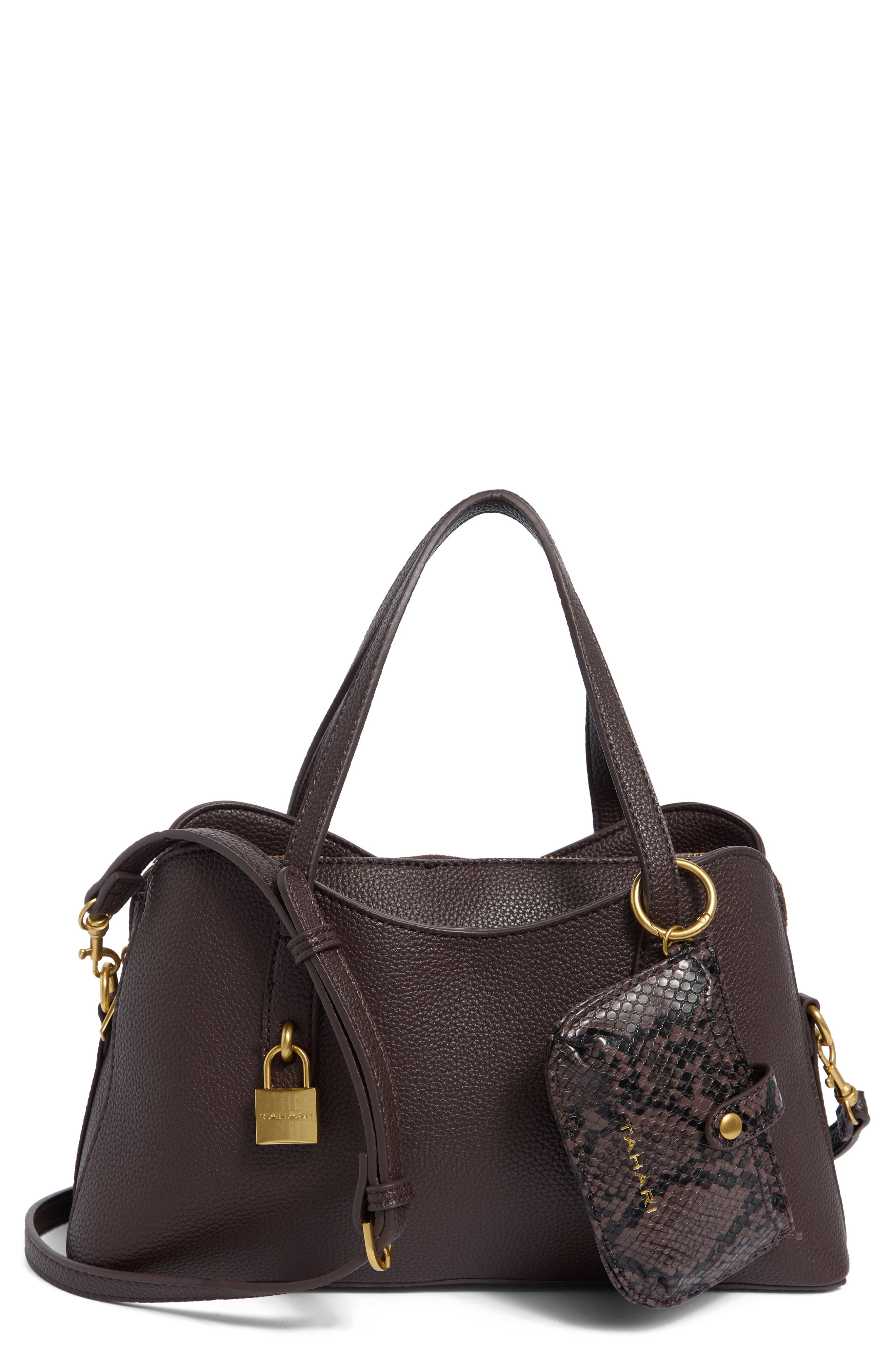Gemma Faux Leather Satchel