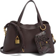 Tahari Gemma Faux Leather Satchel