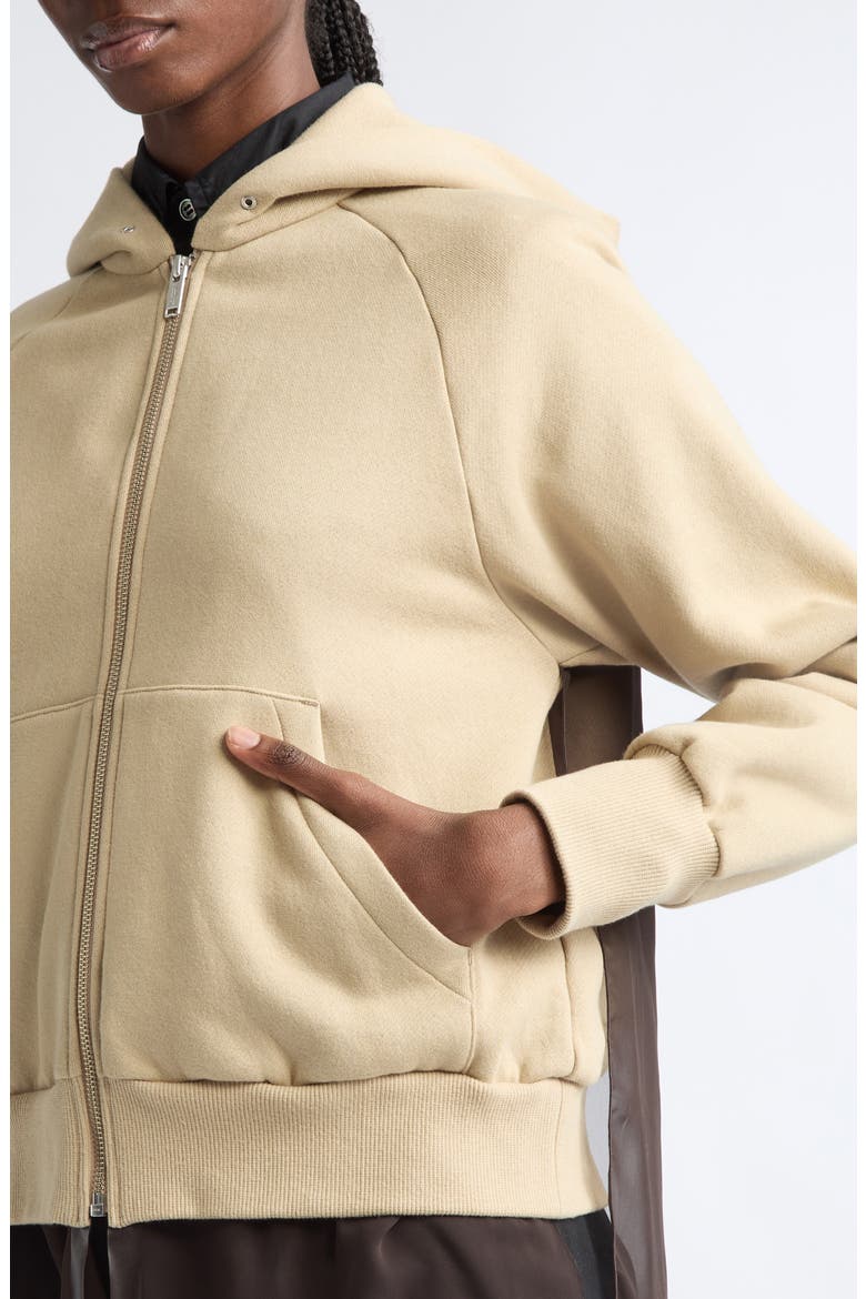 Zip Hoodie, Alternate, color, BEIGE