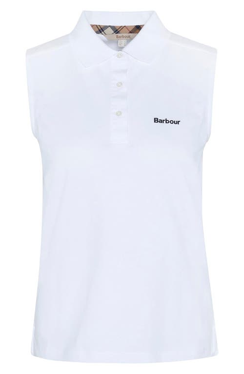 BARBOUR BARBOUR BOWFORD SLEEVELESS COTTON POLO SHIRT