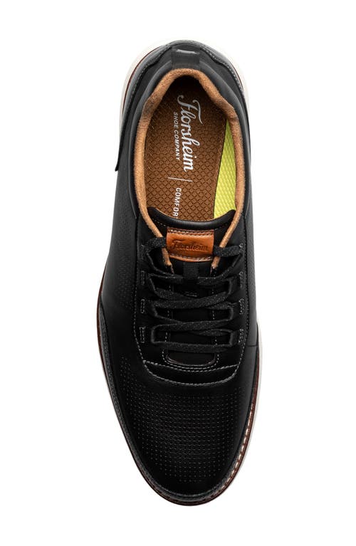 Florsheim Launch Elastic Lace Sneaker In Black Multi
