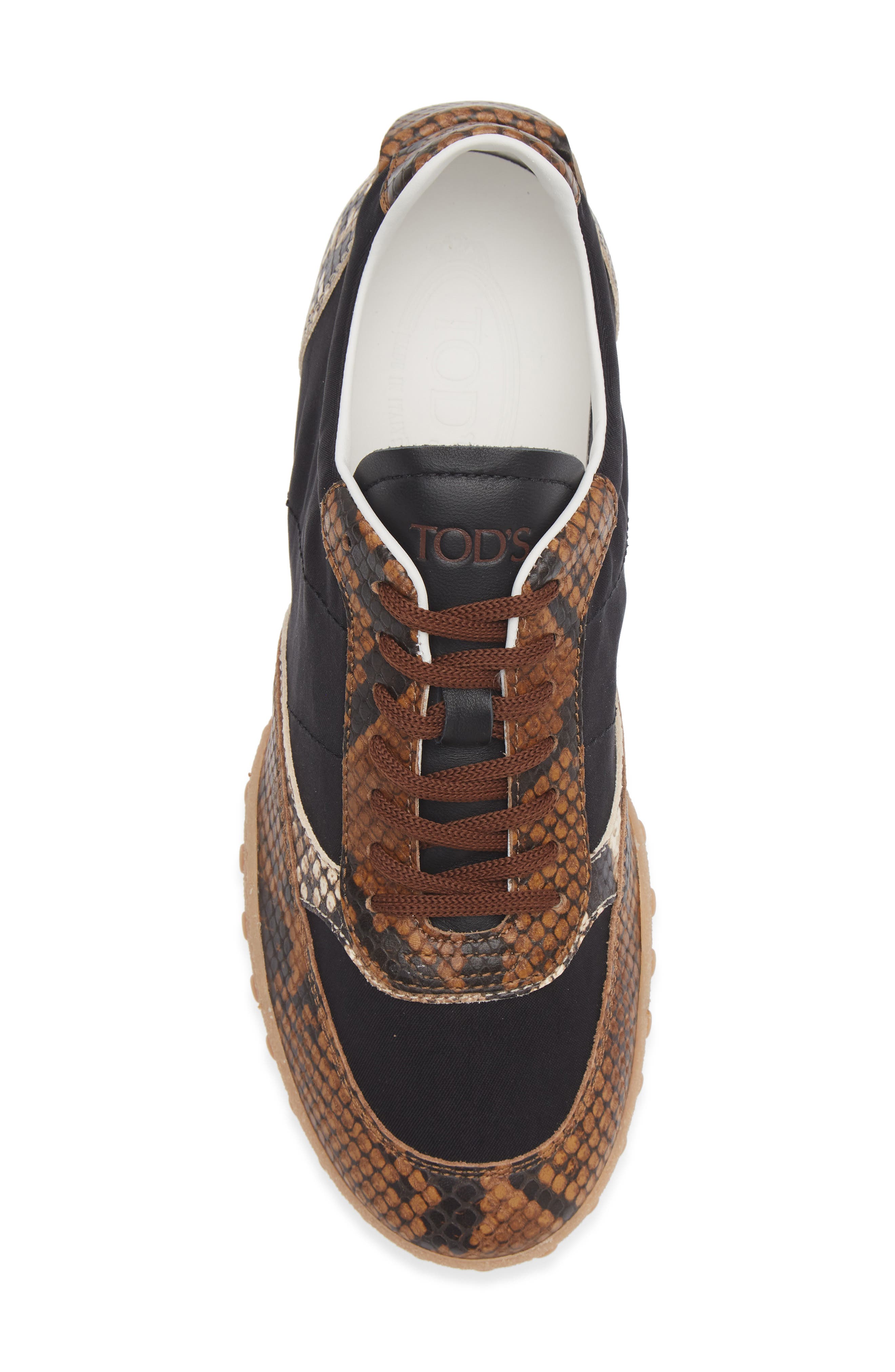 Sportiva 13M Allacciata Sneaker, Alternate, color, MARRONE CH/ NERO
