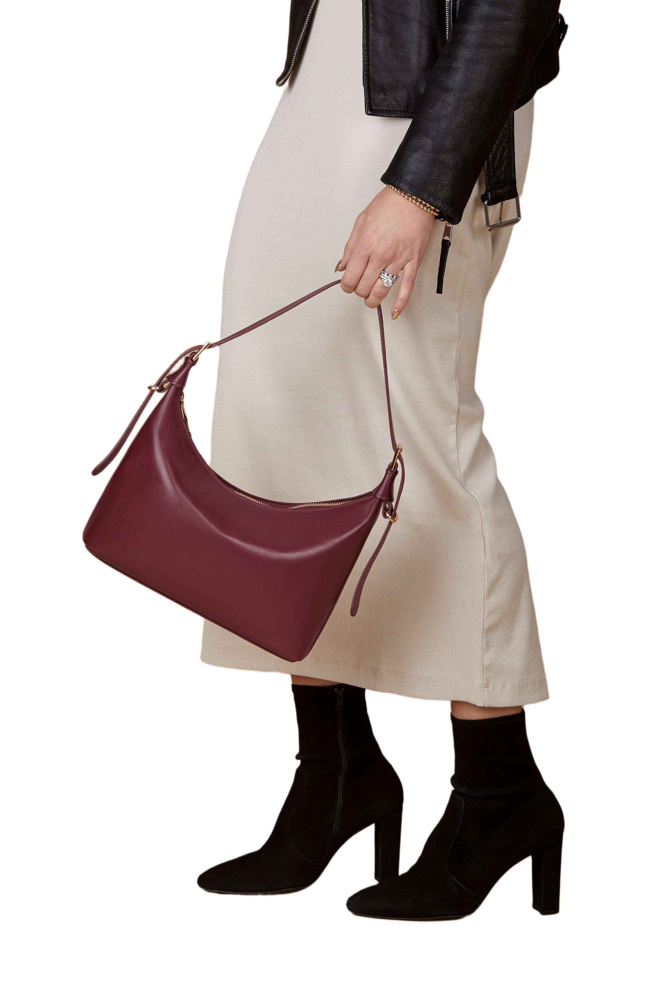 BLAKE SHOULDER BAG, Alternate, color, BORDEAUX