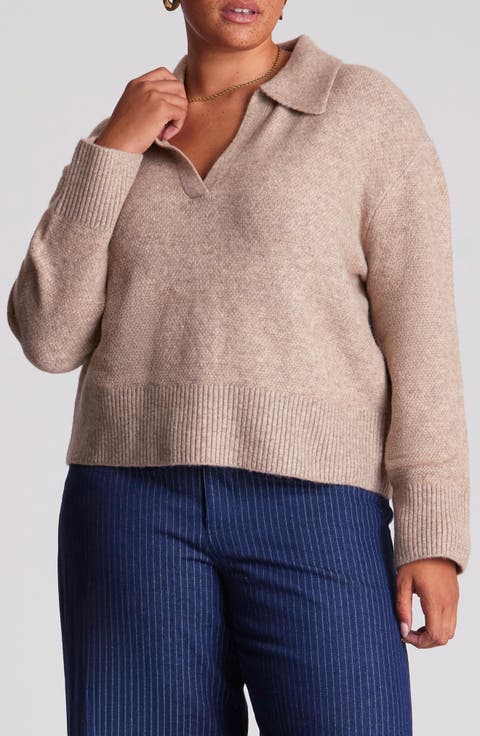 Nellie Knit Johnny Collar Top