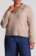 Estelle Nellie Knit Johnny Collar Top
