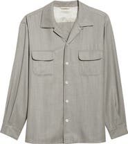 Second Layer Church Wool Button-Up Shirt
