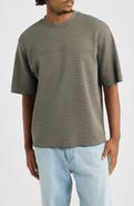 BP. Oversize Cotton Blend Waffle T-Shirt