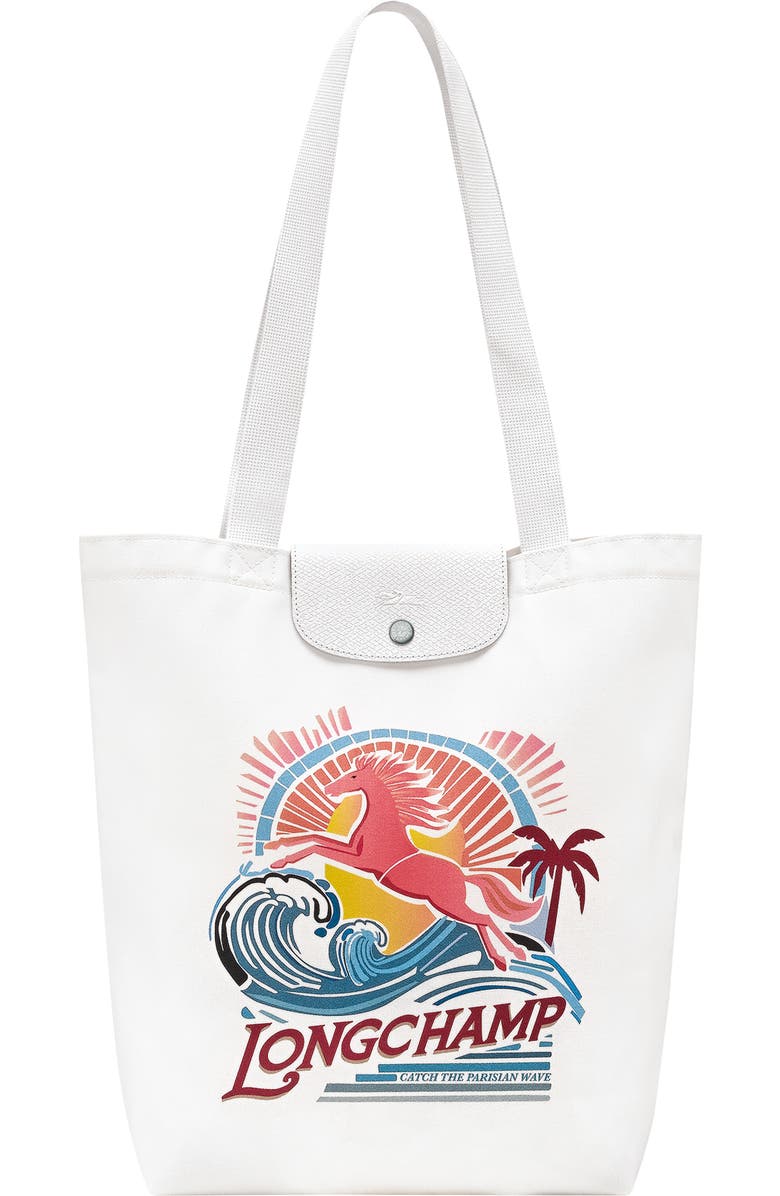 Longchamp Le Pliage Surf Tote, Main, color, Rainbow