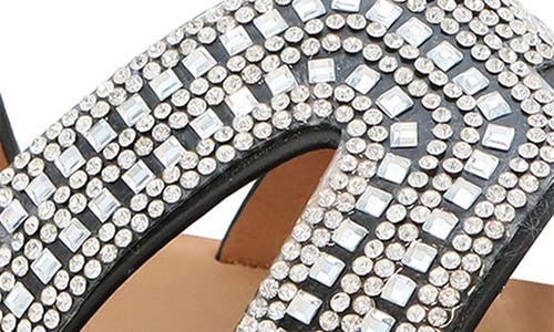 Yoki Kids' Embellished Sandal In Black