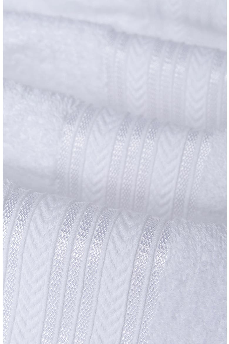 Cotton 6-Piece Towel Set, Alternate, color, WHITE