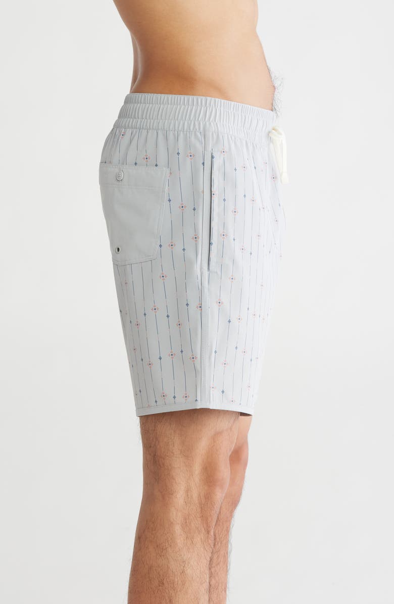 TravisMathew Deco Board Shorts, Alternate, color, Heather Light Grey