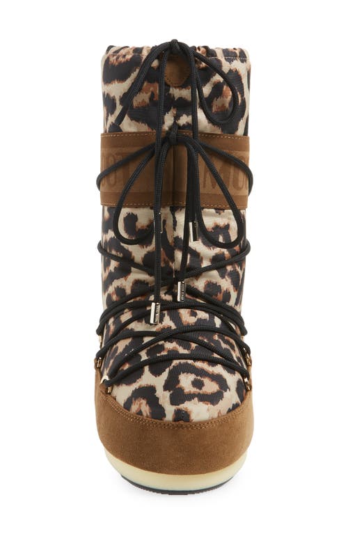 Moon Boot ® Kids' Icon Water Repellent  In Brown Multi