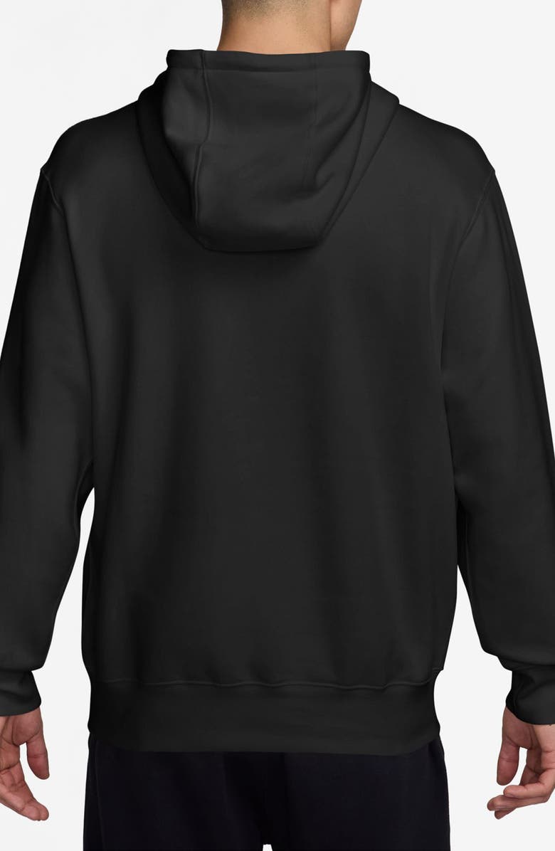 Nike Sportswear Club Fleece Hoodie, Alternate, color, Black/ White