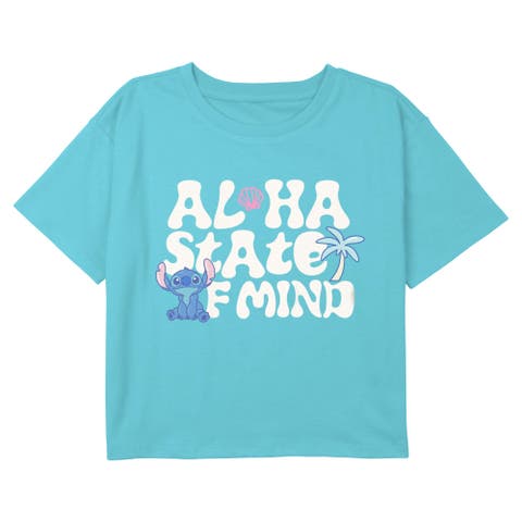 Girl's Lilo & Stitch Aloha State of Mind  Graphic T-Shirt